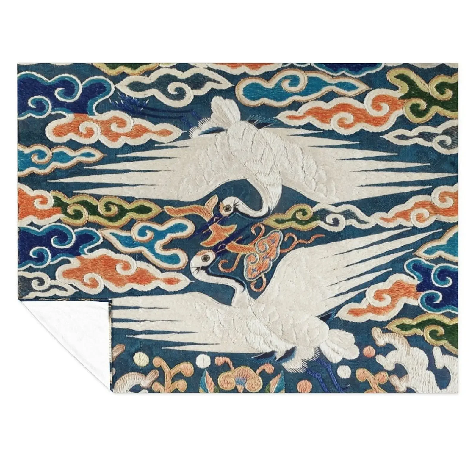 

Joseon Dynasty Korean Tapestry Asian Cranes Throw Blanket Winter beds Hairys Cute Plaid Luxury Designer Blankets