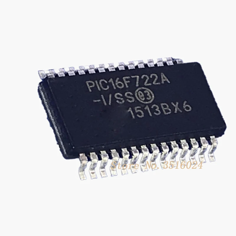 10PCS/lote PIC16F722A-I/SS SSOP28 PIC16F722A-I PIC16F722A PIC16F722 PIC16F 16F722A 100% original entrega rápida em estoque