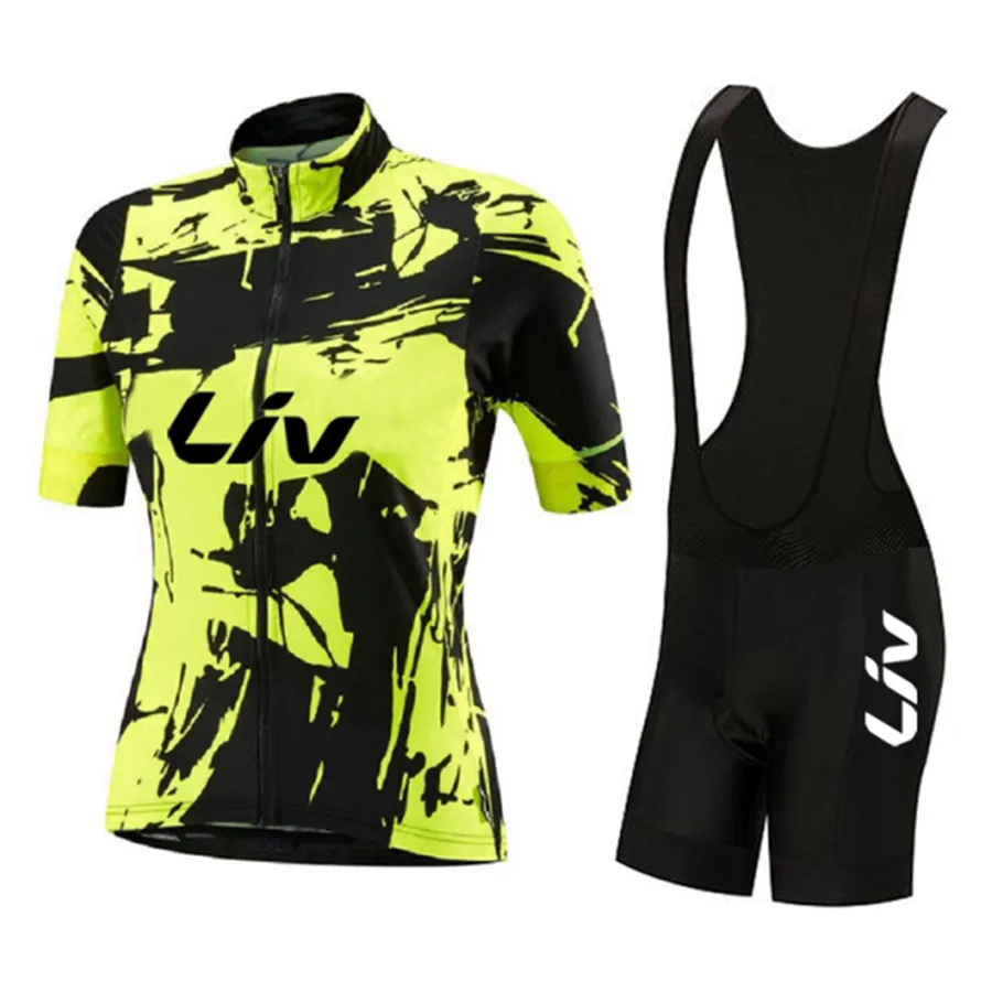 

2025 Pro Team Men LIV Cycling Set Summer Women MTB Bike Cycling Clothing Bicycle Clothes Ropa Ciclismo Cycling Jersey Set