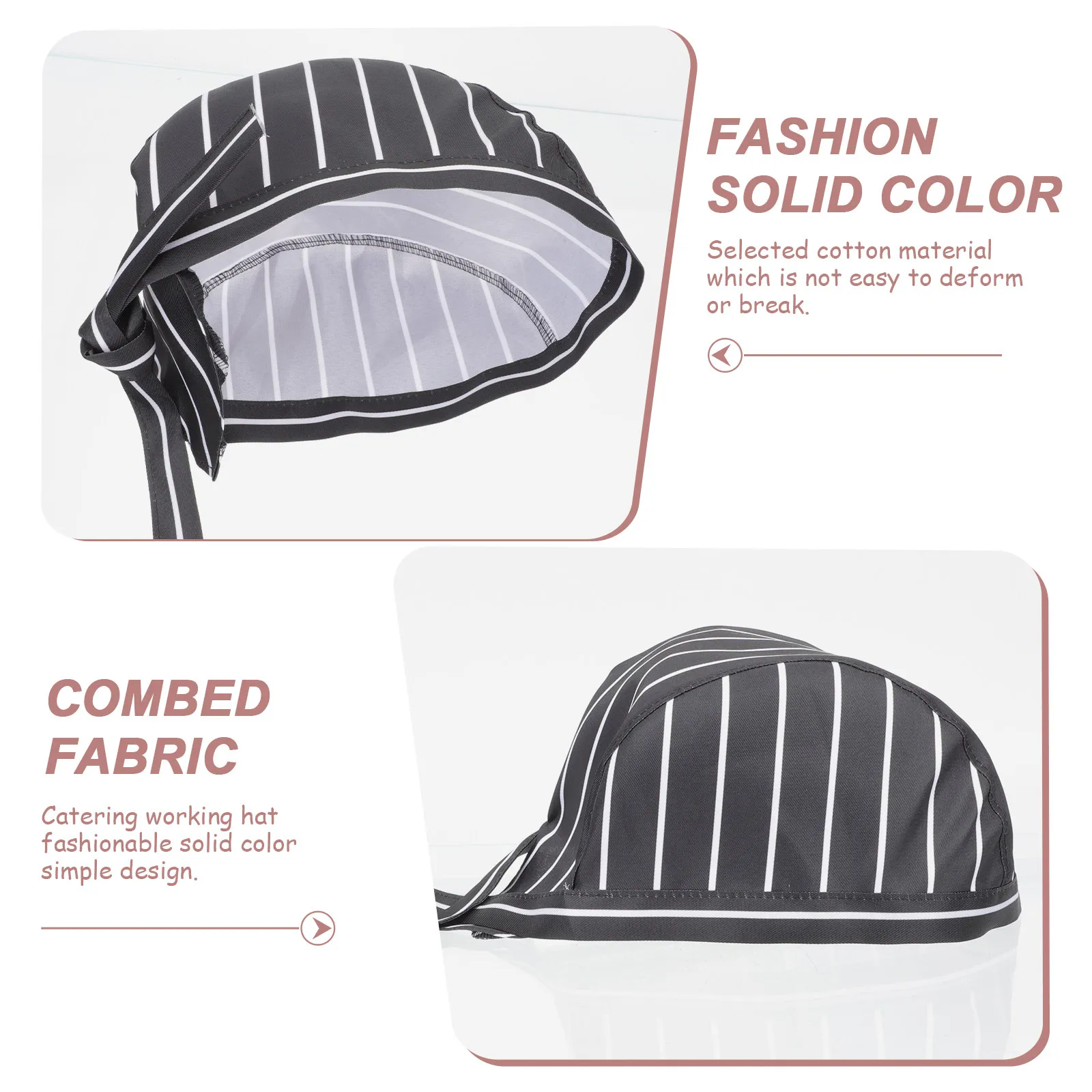 

2Pcs Kitchen Chef Hats Cotton Cloth Chef Caps for Restaurants Cafes Bakers Waiters Uniform Hat for Restaurant Cooking Supplies