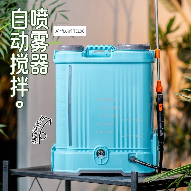 New Agricultural Pesticide Sprayer 16L 20L Backpack Electric Mist Duster Water Level Indicator