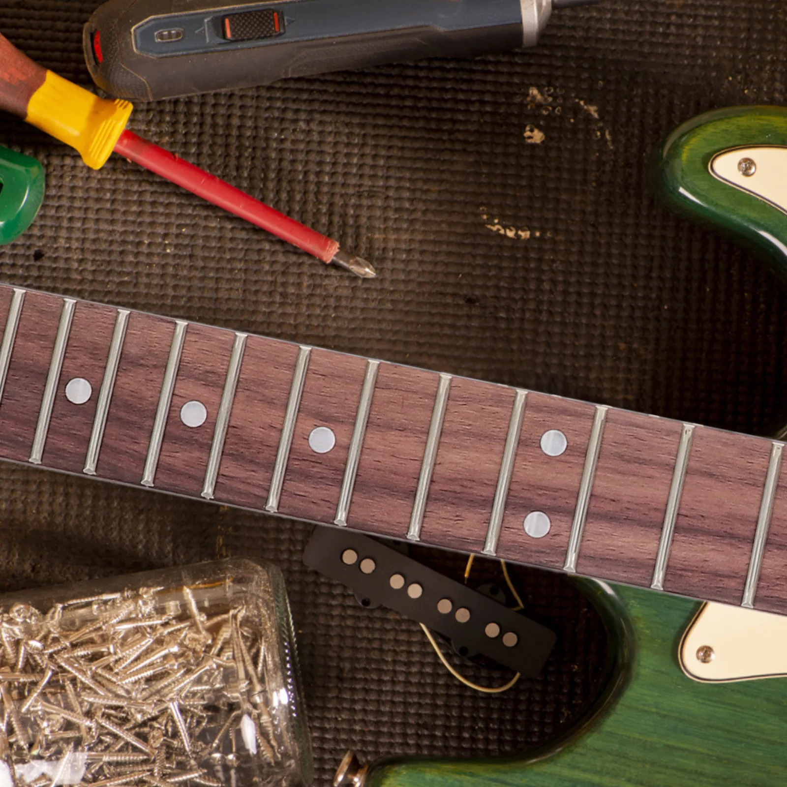 

Wooden Electric Fingerboard Fretboard Neck Accessory Replacement Part Fretboards Guitar Neck Replacement Electric Guitar Parts