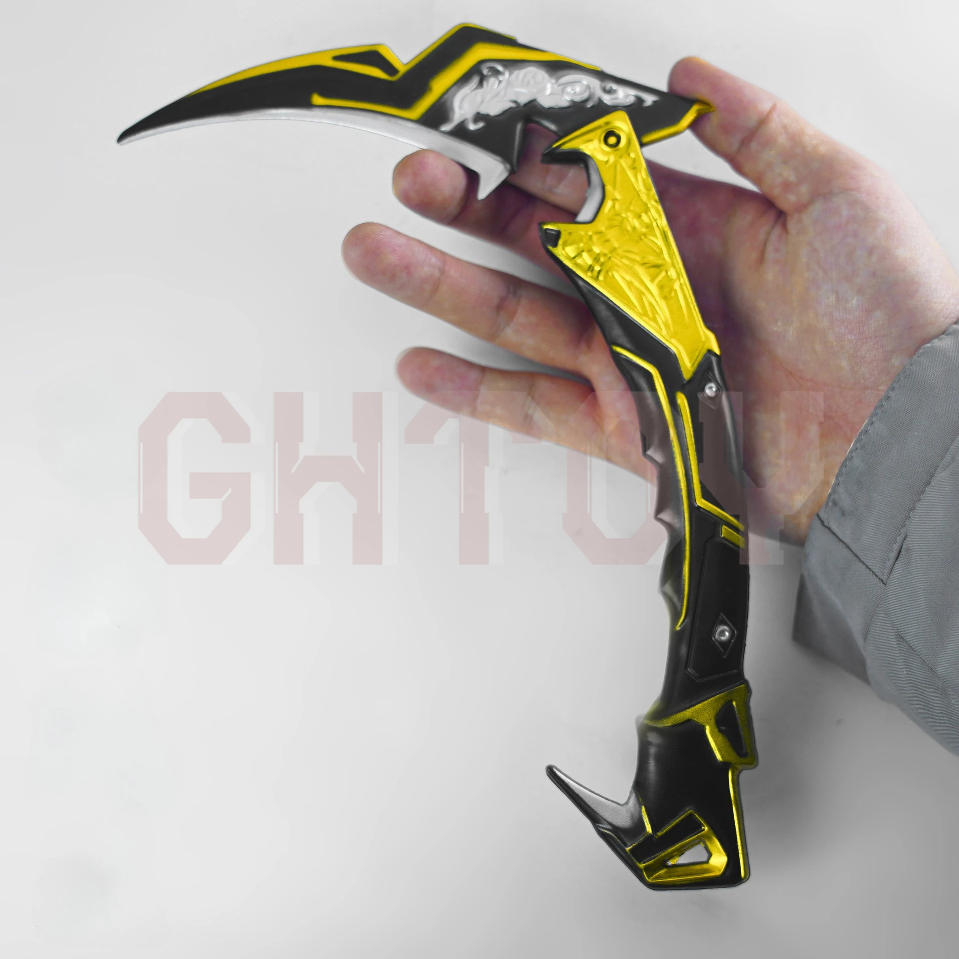 

21cm/8.27in Delta Force Game Peripheral Karambit Weapons Model Desktop Display Ornaments Collection Birthday Gift for Girl Boys