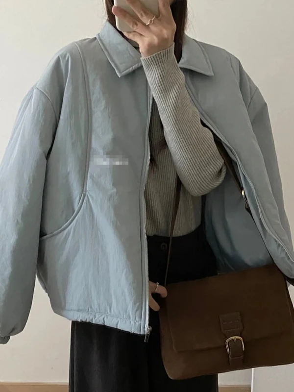 

Faionable Fre Cotton Jaet Women's Warm Sli Versatile Anti-Aging Winter Outerwear Chinese Brand ex Cotton Coat