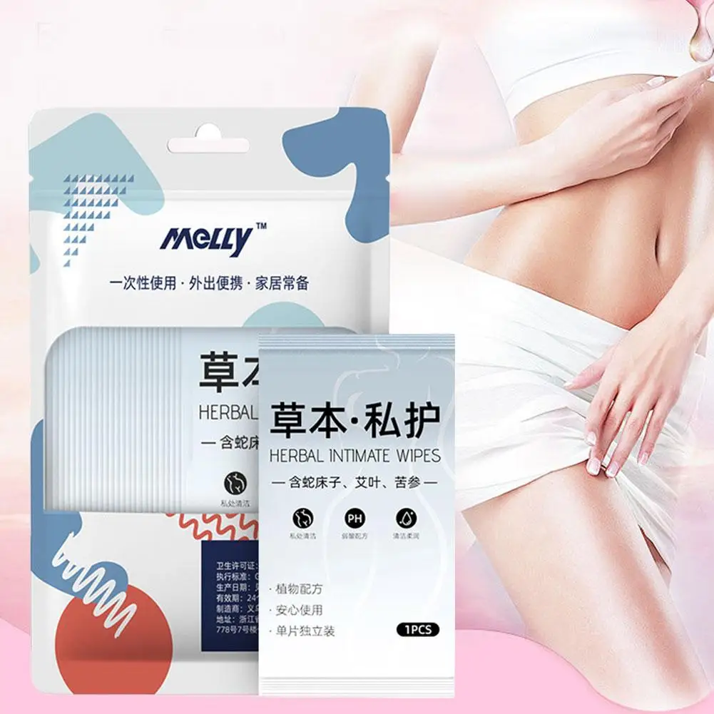 Feminine Wipes for Women, Intimate Care Cleansing Wipes, Gentle & Soothing Hypoallergenic Wet Wipes, Individually Wrapped