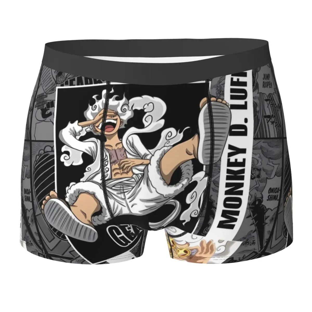 O-One Anime P-Piece Underwear Man Panties Customs Breathable Trunk Quality Shorts Briefs Big Size 2XL