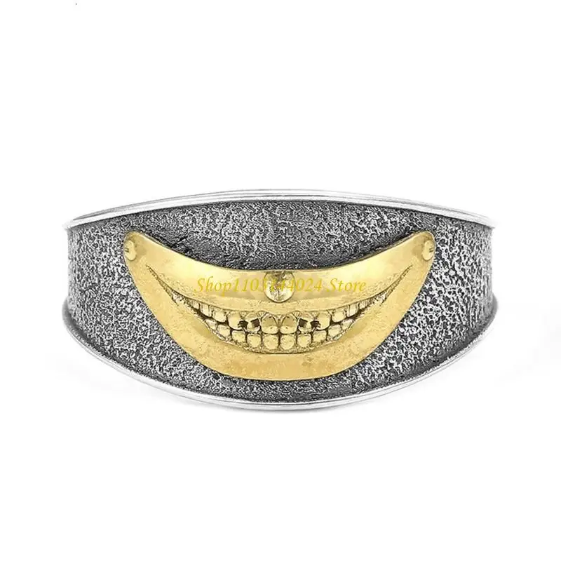 

N5KE Модные регулируемые кольца Клоунский дизайн Медные материалы в стиле хип-хоп Отличный подарок для длительного использования