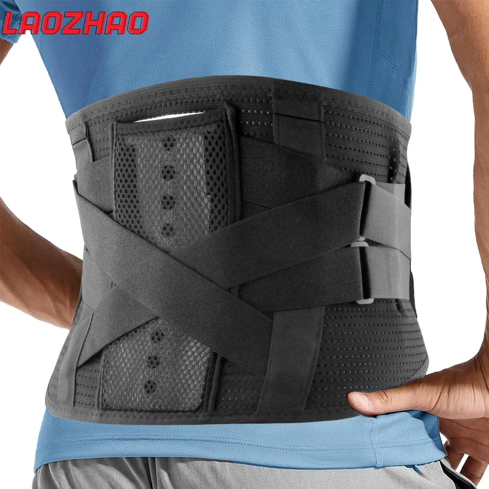 

1PCS Lumbar Back Brace for Work,Adjustable Lower Back Pain Relief Support for Men Women,Comfortable Backs Support Belt for Sport