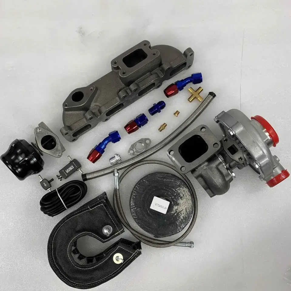 

T3/T4 Turbo +Manifold +Wastegate для 03-05 Do*dge Neon SRT-4 Sedan 4D 2.4L 2429CC