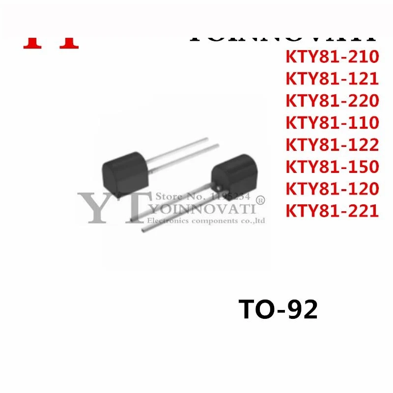 5pcs 100% New KTY81-210 KTY81-121 KTY81-220 KTY81-110 KTY81-122 KTY81-150 KTY81-120 KTY81-221