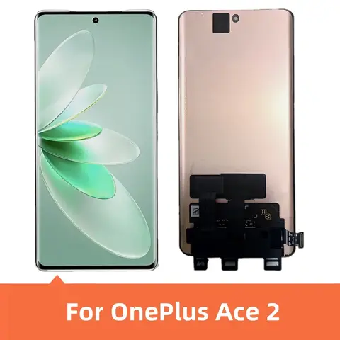 6.74" AMOLED For OnePlus Ace 2 PHK110 LCD Display Touch Screen Digitizer Assembly For OnePlus Ace2 LCD Replacement