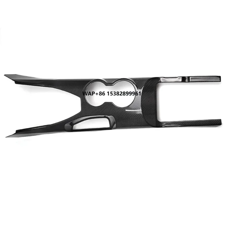 

Jogon for Mustang S650 GT Dark Horse V8 EcoBoost 2024 Car Center Console Panel Gear Shifter Frame Cover Real Carbon Fiber