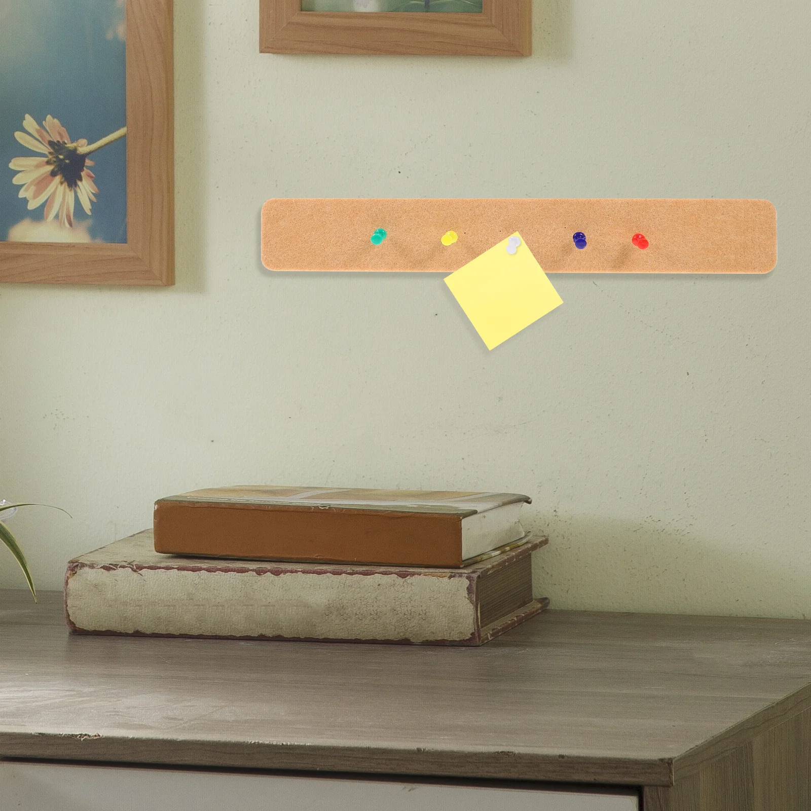 6 قطعة شرائط لوحة دبوس اللباد لوحة إعلانات صغيرة للجدار دبابيس تثبيت قوية حماية الجدار تصميم بسيط هدية مكتب جاهز