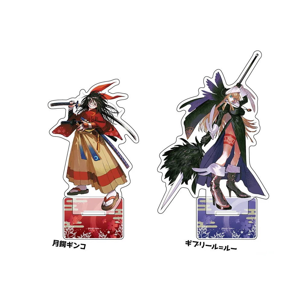 

Guo Xiao Luo Anime Peripheral Store Samurai In Another World Ginko Tsukitsuba Gibreel Rou Acrylic Stand Desktop Decor About 15cm