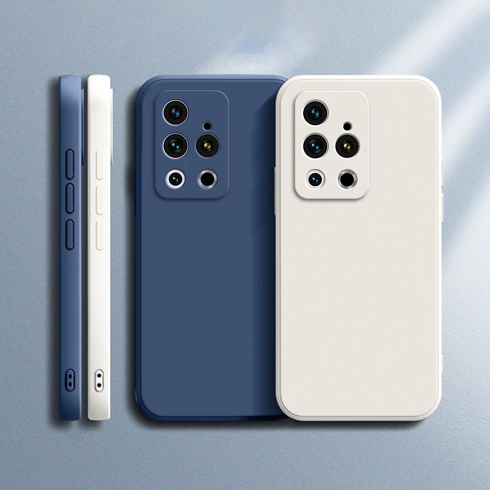 Custodia per telefono di base per Meizu 18 18S 17 Pro 18X 16 Plus Custodia protettiva per fotocamera classica in silicone liquido morbido quadrato 18Pro 18SPro 5G