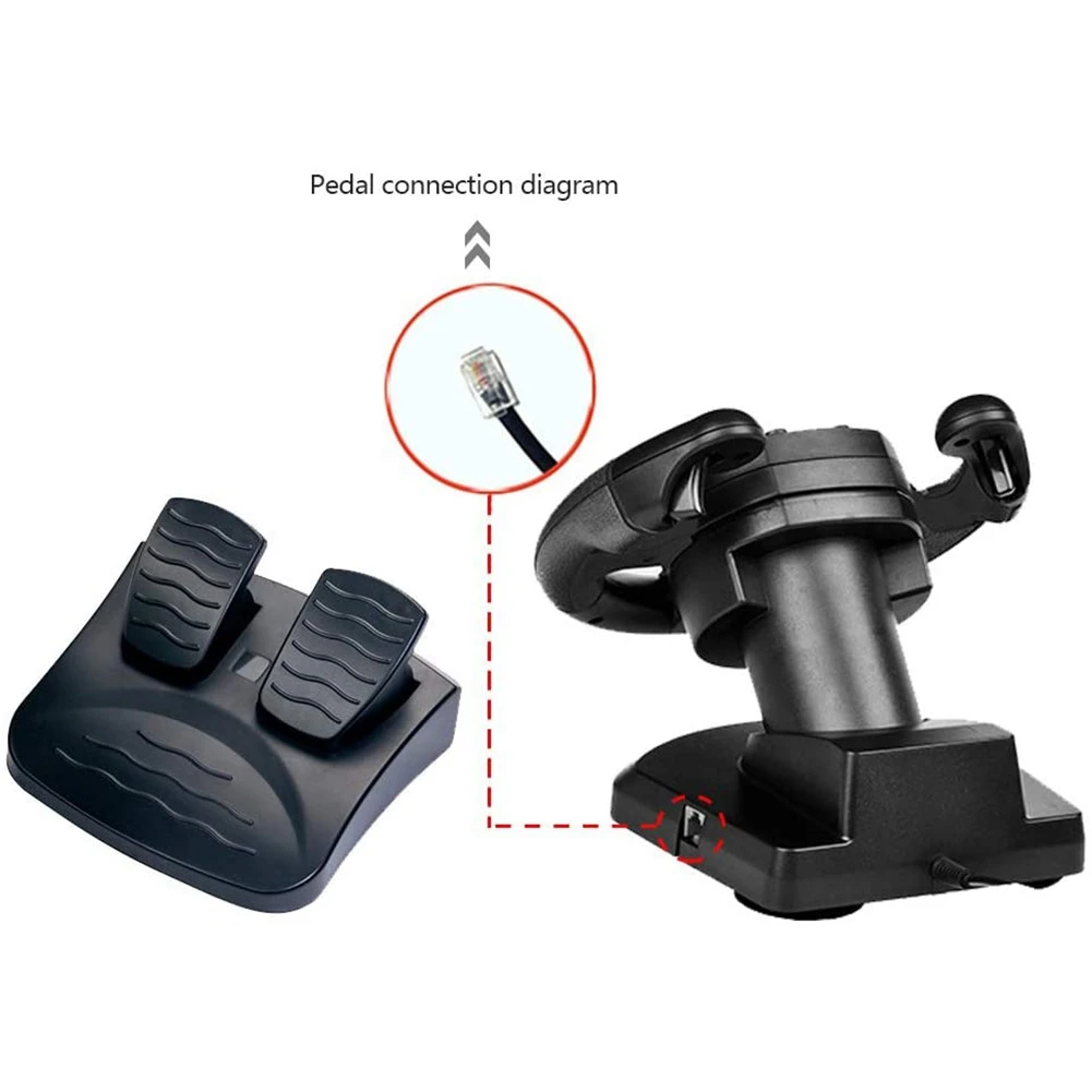 

Game Racing Steering Wheel for Ps3/Pc Steering Wheel Vibration Joysticks Remote Controller Imulated Driving Controller-ABRJ