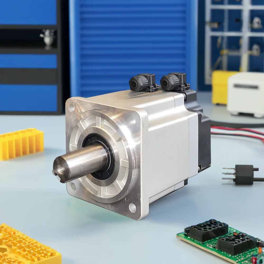 1kw 3.18N.m AC Servo Motor and Driver 80mm Frame Ac  Single-Phase 3 Phase Input for CNC Lathe Machine