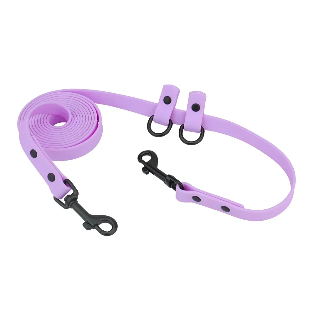 

PVC Multifunctional Dog Leash Adjustable Pet Training Leads Double Puppy Leash For Small Large Dogs Rope