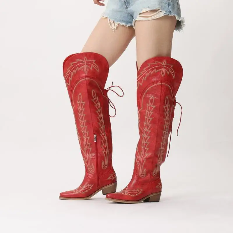 

Женские высокотехнологичные кожаные сапоги до колена, модный плоский каблук, украшенный кисточками для весенне-осенних сезонов