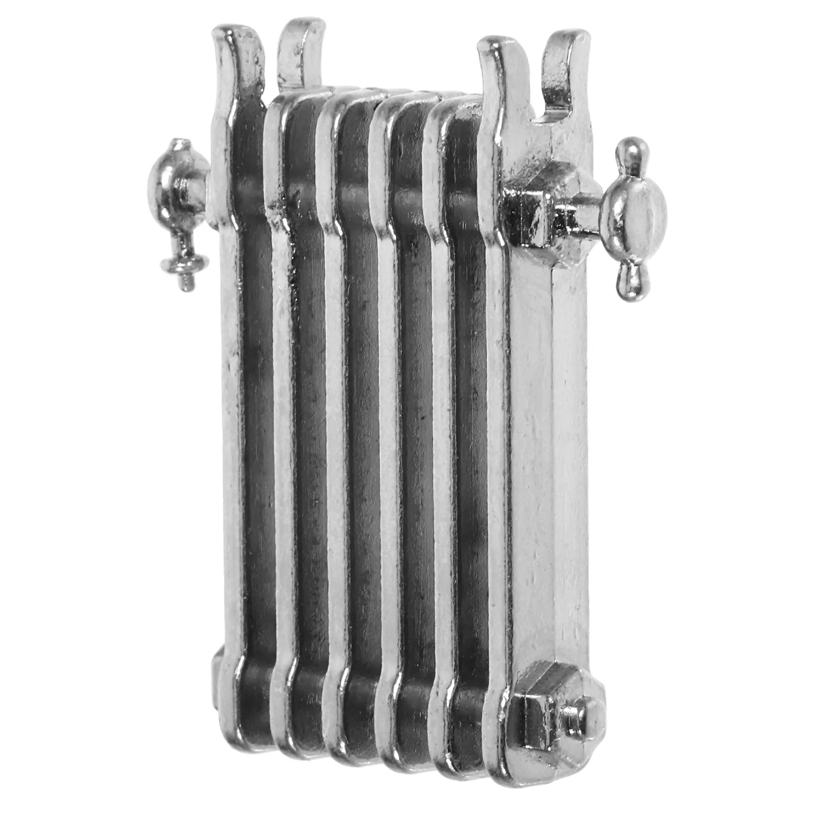 

Mini Heating Plate Ornament for Miniature House Layout Photography Prop Realistic Radiator Decor Mini Furniture Finned Radiator