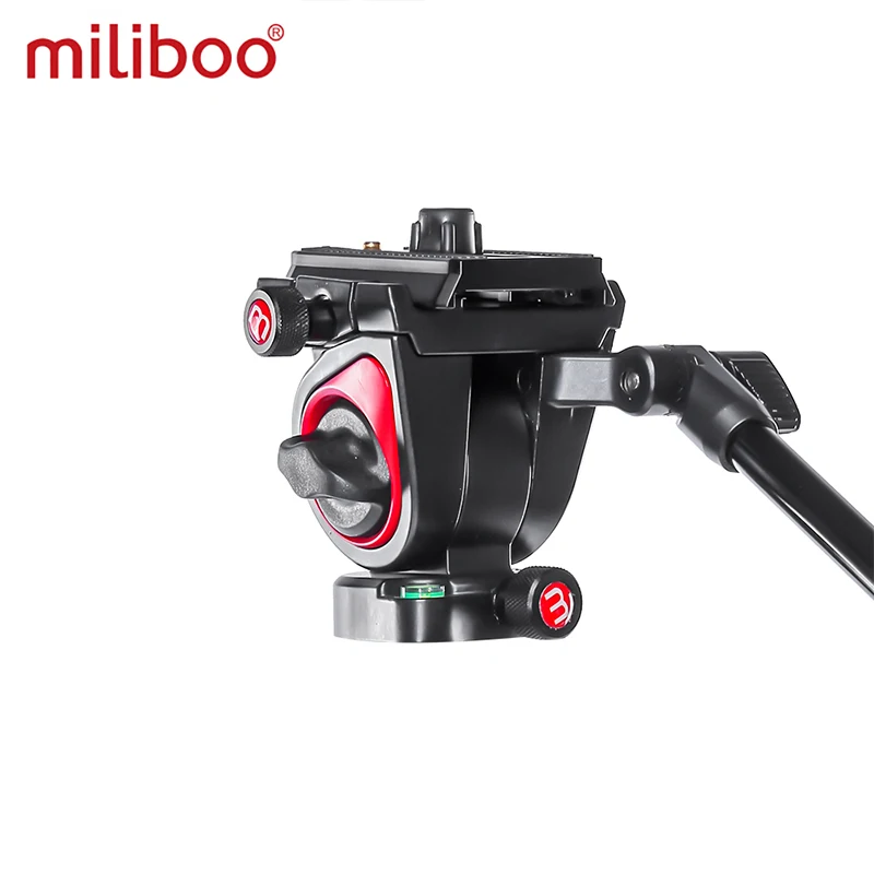 Miliboo MUFA-BK المهنية التصوير الفوتوغرافي السفر المدمجة الألومنيوم الثقيلة ترايبود Monopod والرأس السائل ل DSLR الرقمي جاء