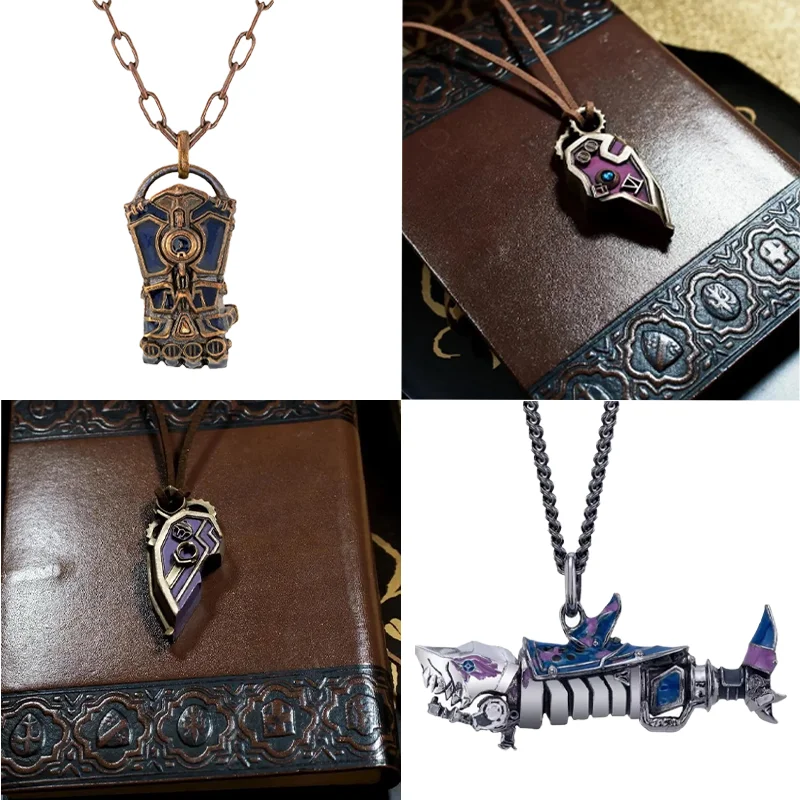 Game League Of Legends Arcane Season 2 Jinx VI Caitlyn Kiramman Cosplay LoL Necklace Role Play Accessories Props Women Men Gifts