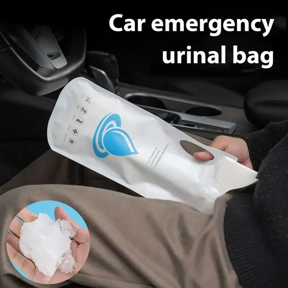 4/8Pcs 700ml Emergency Urine Bag for Both Men and Women Portable and Large Capacity Suitable for Traffic Congestion and Travel