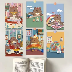 10PCS Soft Candy Bear Poster Sticker Collocation Laptop Background Wall Luggage Aesthetic Art Picture Stickers Phone 10×15CM