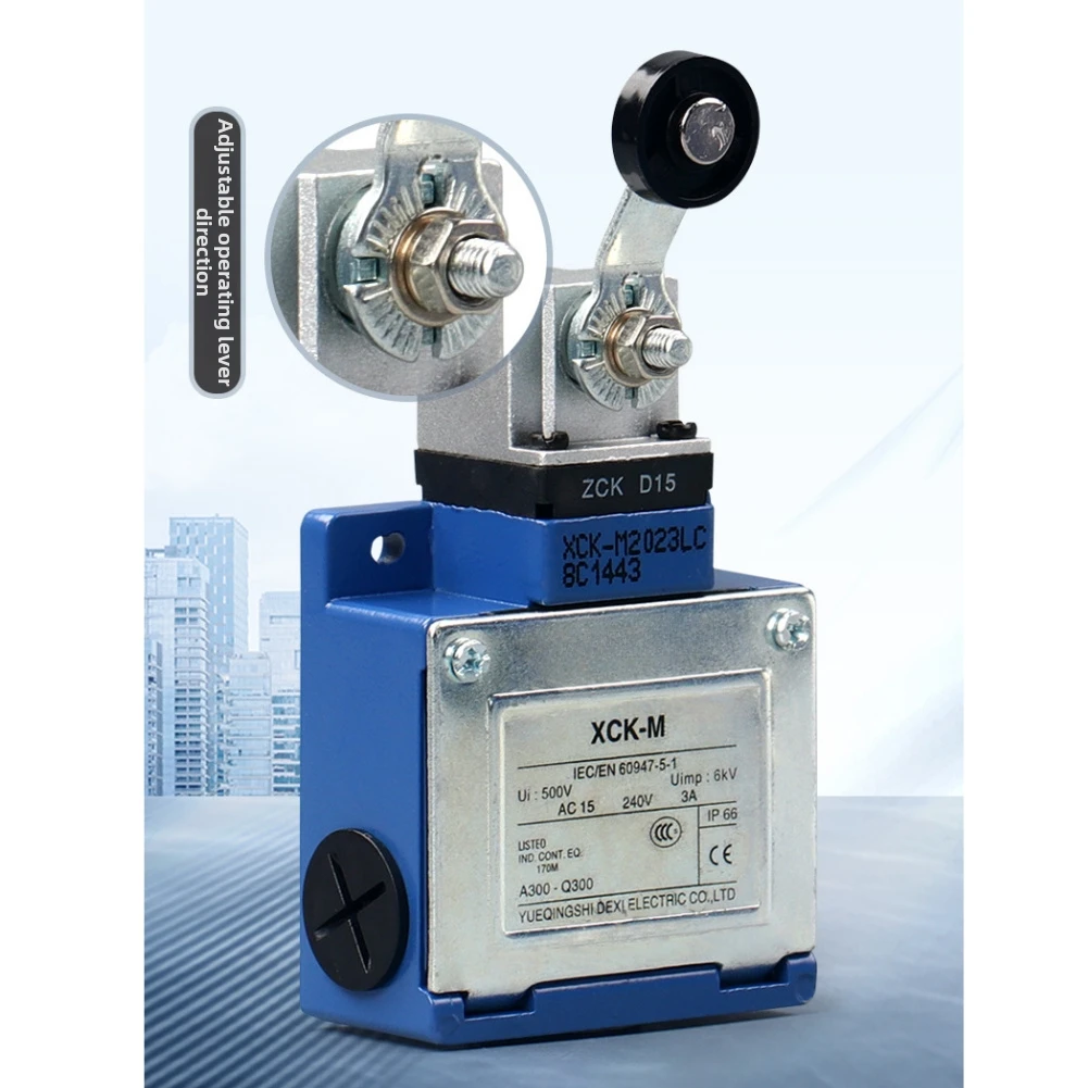M115 IP66 Rated Travel Limit Switch 240V 3A with Aluminum Alloy Housing and Silver Alloy Contacts for Reliable Sensing