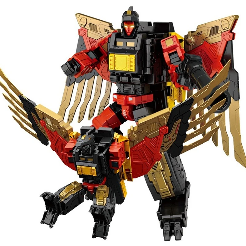 Wei Jiang Transformação Predaking 5IN1 As garras afiadas Divebomb Headstrong Tantrum Rampage Figura