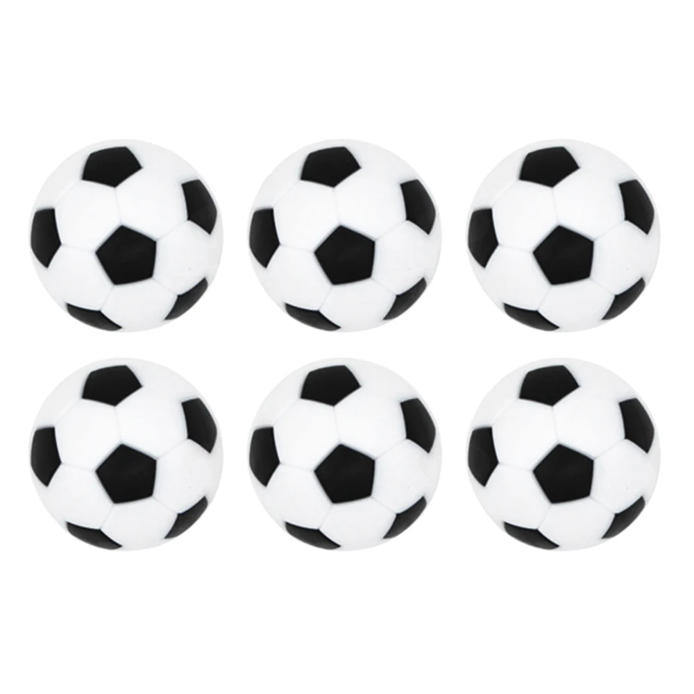 6Pcs Mini Resin Foosball Accessories Table Soccer Football 36mm Playing Tools For KICKER Balls For Foosball Machines