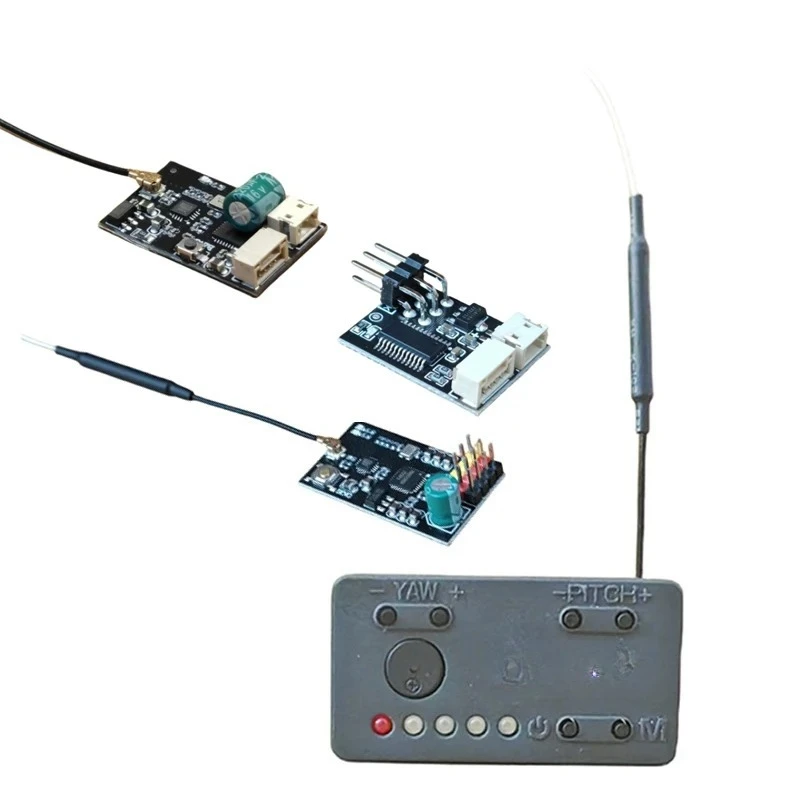 1Set V2.0 FPV Wireless Head Tracker 2.4G Independent RF RC Transmitter Receiver For RC Model Aircraft Spare Repair Accessory