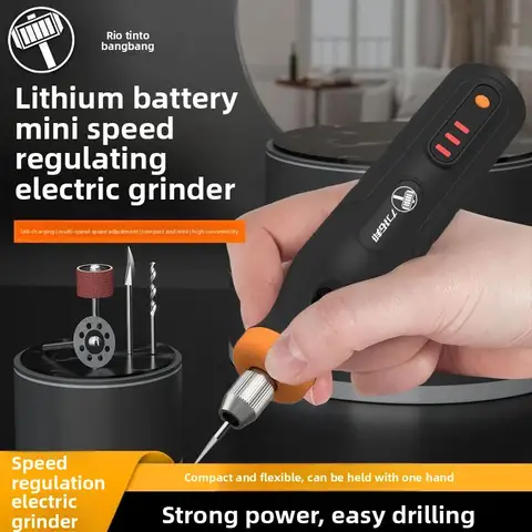 Small handheld lithium battery polishing machine,USB interface,compact, powerful,finely carved,and adjustable in multiple levels