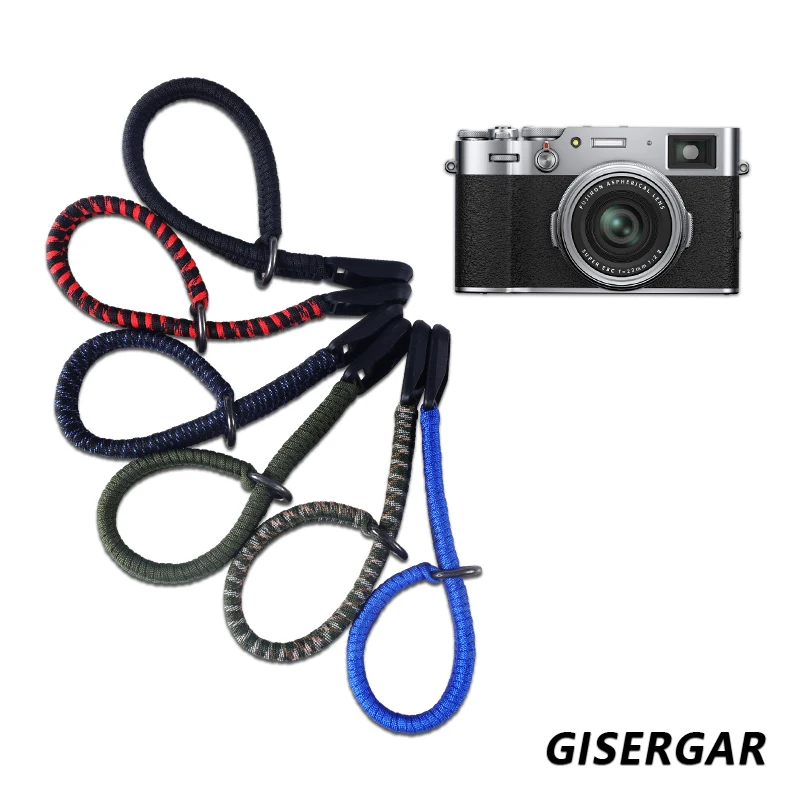 Hand braided camera Wrist Strap Adjustable Quick release shoulder strap Nikon Fuji Canon SONY Panasonic Camera Wrist strap