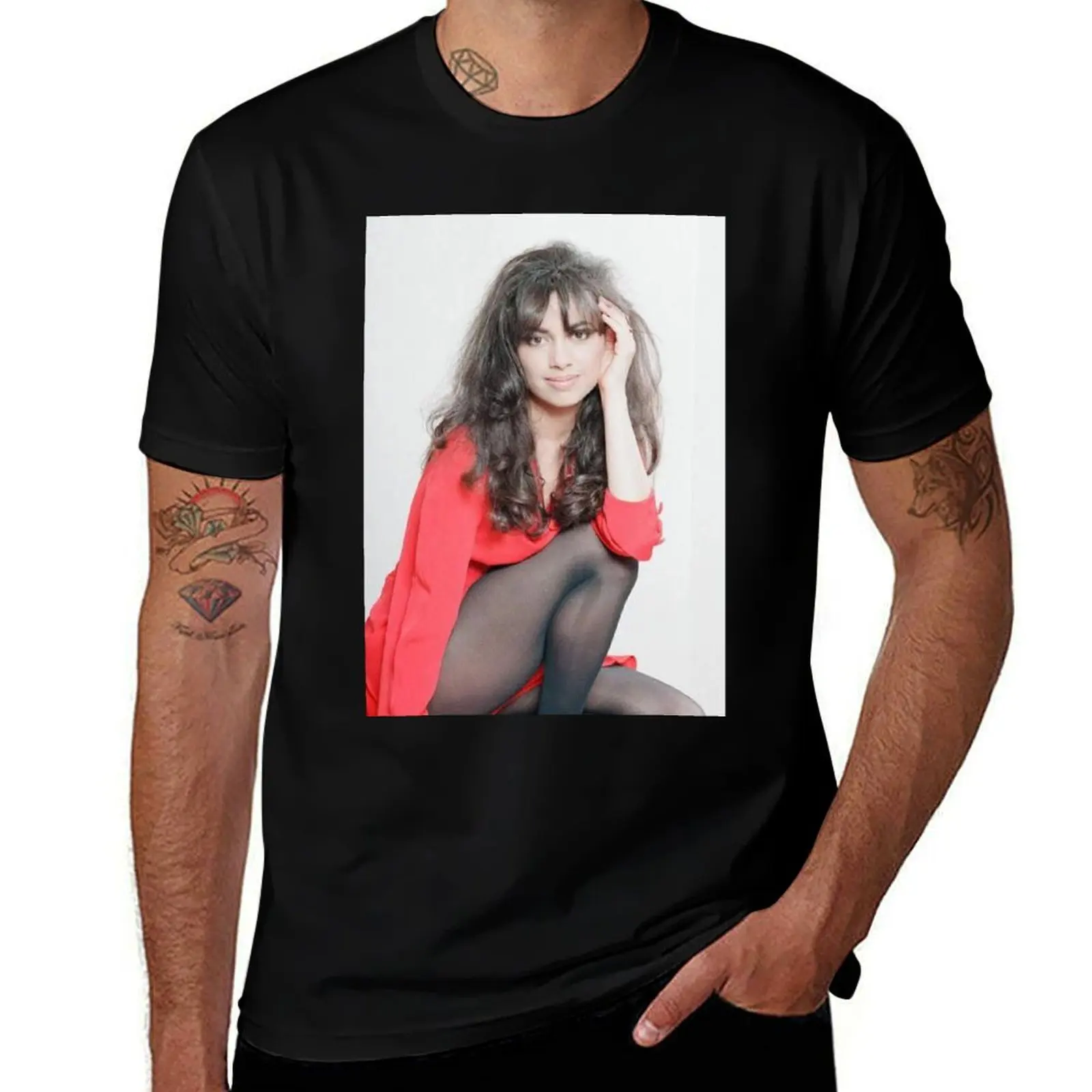 Susanna Hoffs sexy T-Shirt Anime Kleidung Vintage Kleidung Anime T-Shirts Männer