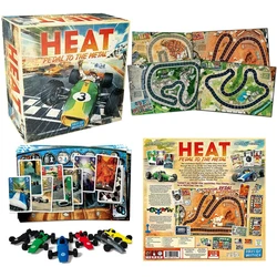 Days of Wonder | Heat: Pedal to the Metal | Racing Game | 1-6 Players | 60 Minutes Playing Time |Family Game for Kids and Adults