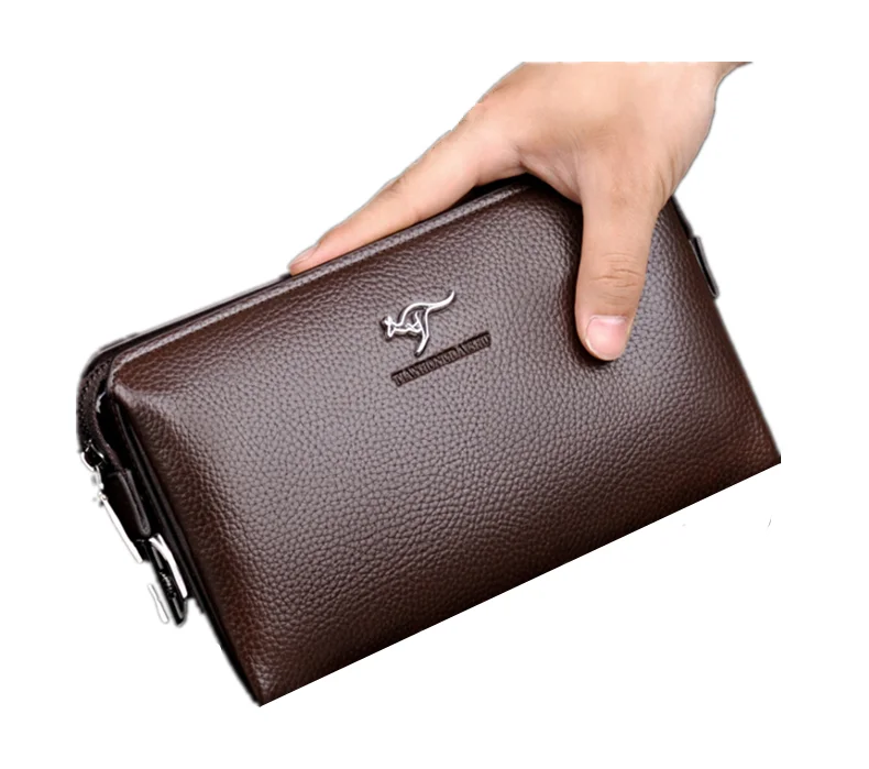 

new fashion Men's wallets password lock purse PU Leather handbags High capacity soft long Clutch wallet business Clutch bag