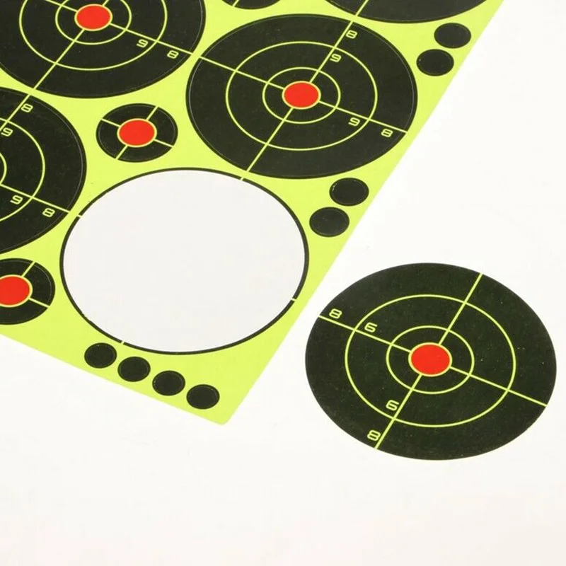 90Pcs/Pack 3 Inch Splash Flower Target Adhesive Reactivity Shoot Target Aim 7.6cm For Pistol Binders Targete Sets