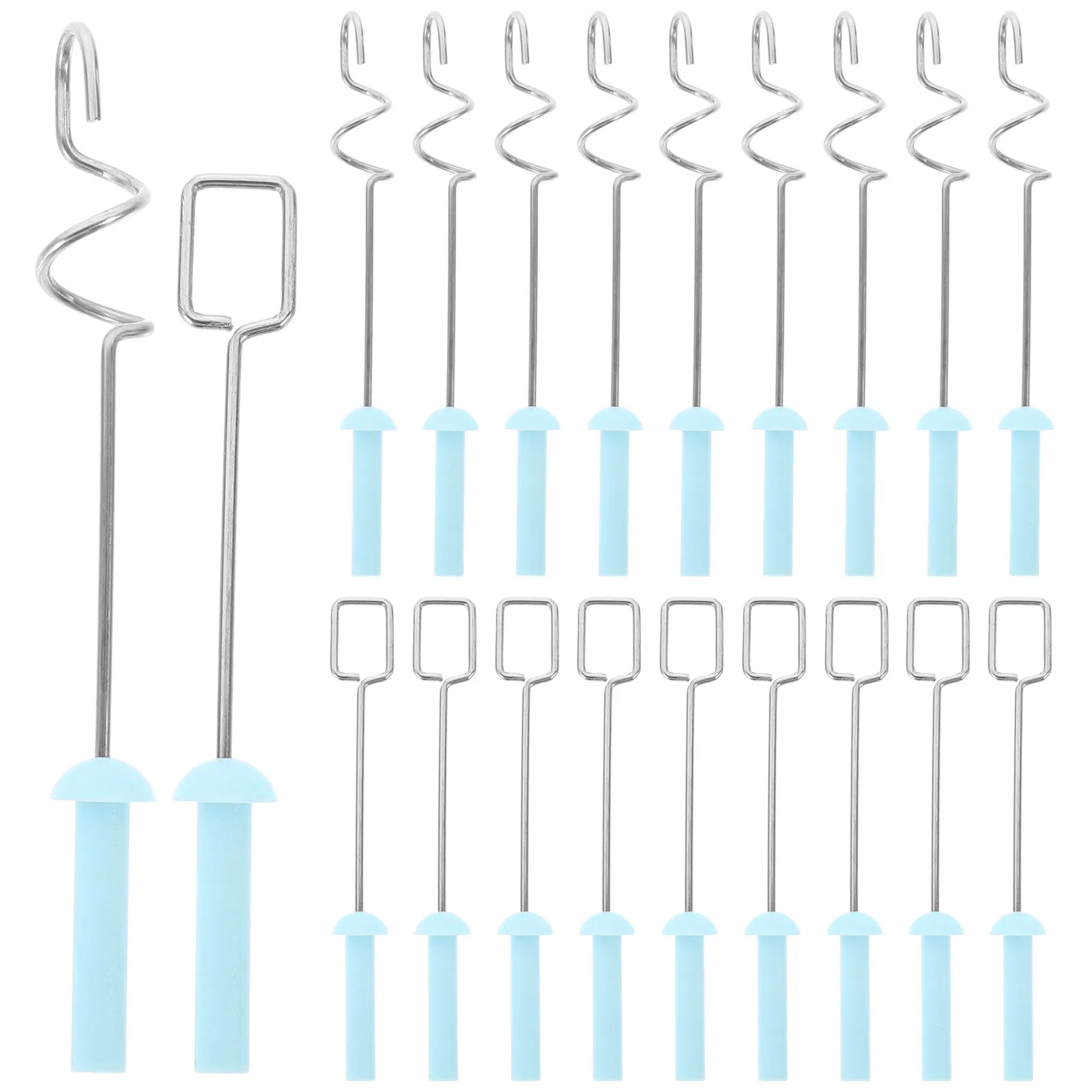 

20pcs Pigment Stirrer Heads Spiral Mixer Tool For Paint Gouache Pigment Mixing Color Blending Tool Art Supply Accessory