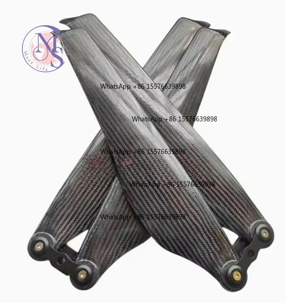 ZOCI-15 18 20 22 24 26 28 30 32 34 36 Inch Carbon Fiber Folding Propeller C/CW Noise Reduction Damping Prop Paddle Blade