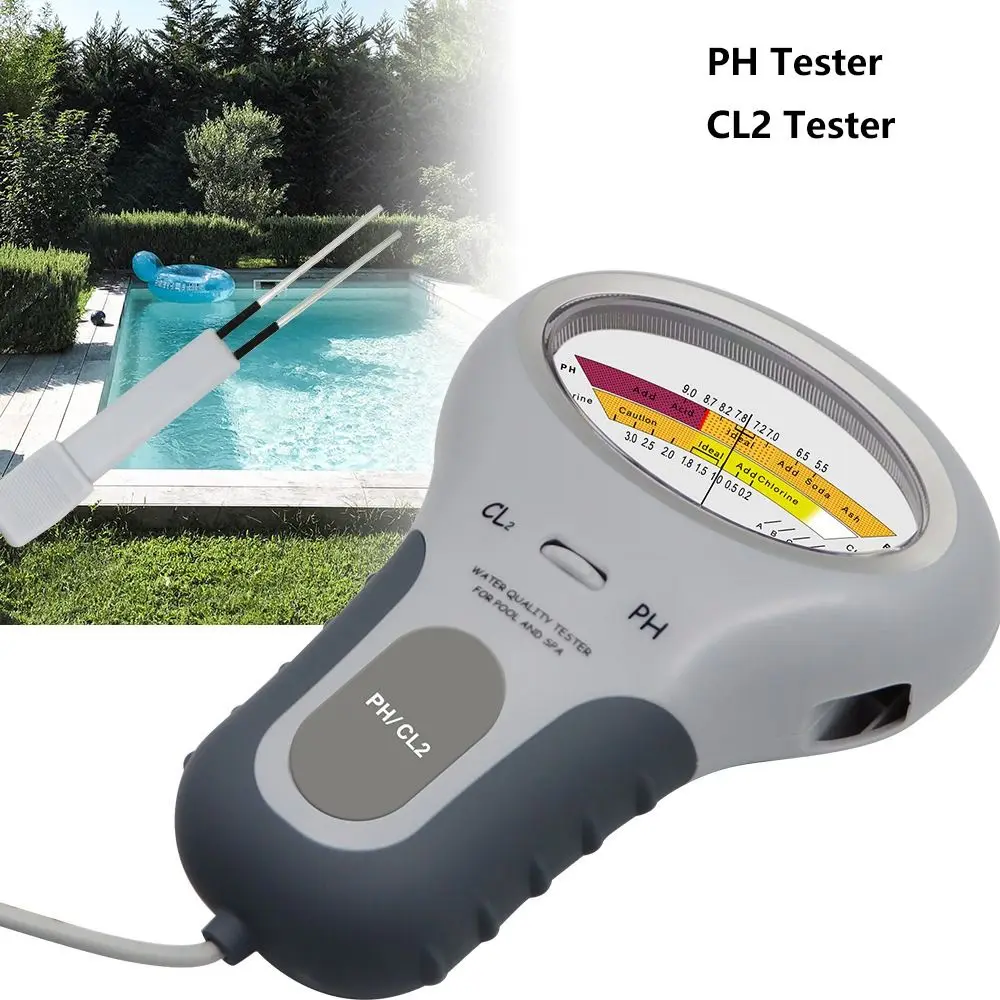 

Профессиональный измеритель хлора PH, простой в использовании с зондом, тестер PH, указатель, дисплей, высокоточный тестер качества воды