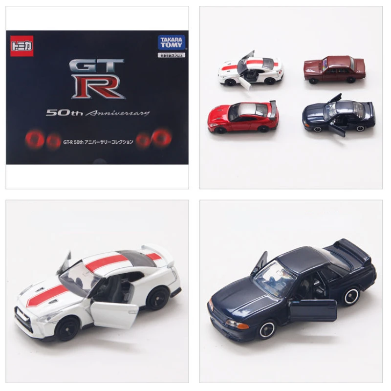 Takara Tomie Tomica 50e Jubileumeditie GT-R Gelegeerd Speelgoed Motorvoertuig Giest Metalen Modelgeschenken