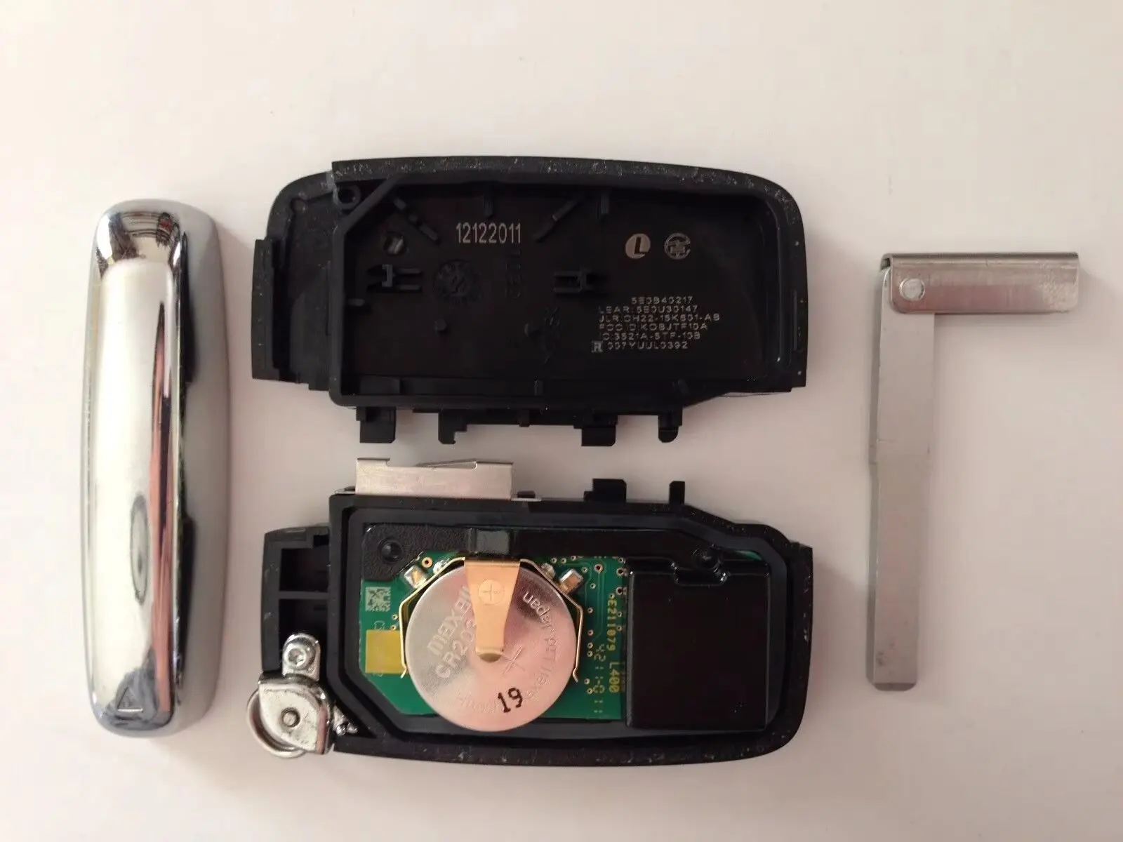 KEYECU Chiave A Distanza Senza Chiave Originale Fob 315/433 MHz per Land Rover Range Rover Sport Evoque Vogue per Jaguar XJ Xe XF 2010-2020