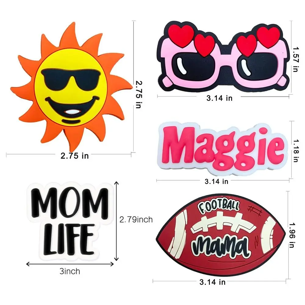 보그 백 장식 참 삽입, 해변 토트 비치 백 액세서리, 가방 참