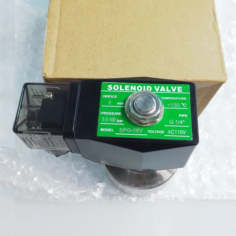 SPG-06 SPG-10 2 Way Water High Pressure Solenoid Valve 100bar N.C Car Wash Pump Valve