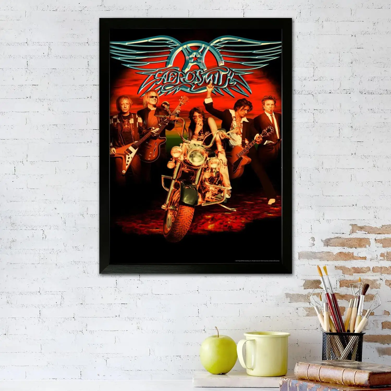 aerosmith band Canvas Art Poster and Wall Art, Picture Print, Modern Family, Bedroom Decor, Posters,Decorative painting