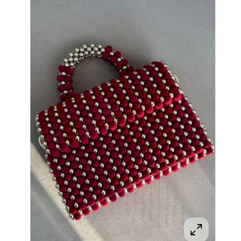 

Новые настраиваемые сумки из бисера, модная нишевая дизайнерская женская сумка через плечо, универсальная флип-сумка, оптовая продажа