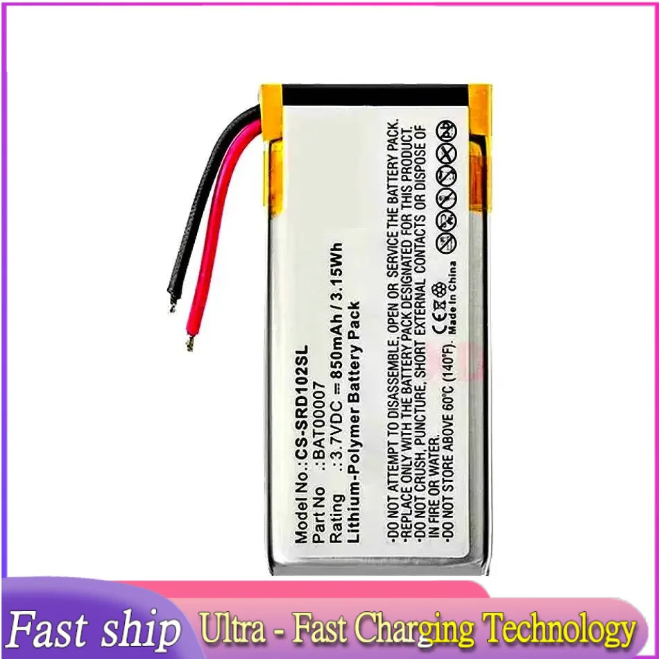 

850mAh BAT00007 For Cardo Scala Rider Packtalk Motorcycle Communication Device Battery Environmentally Friendly
