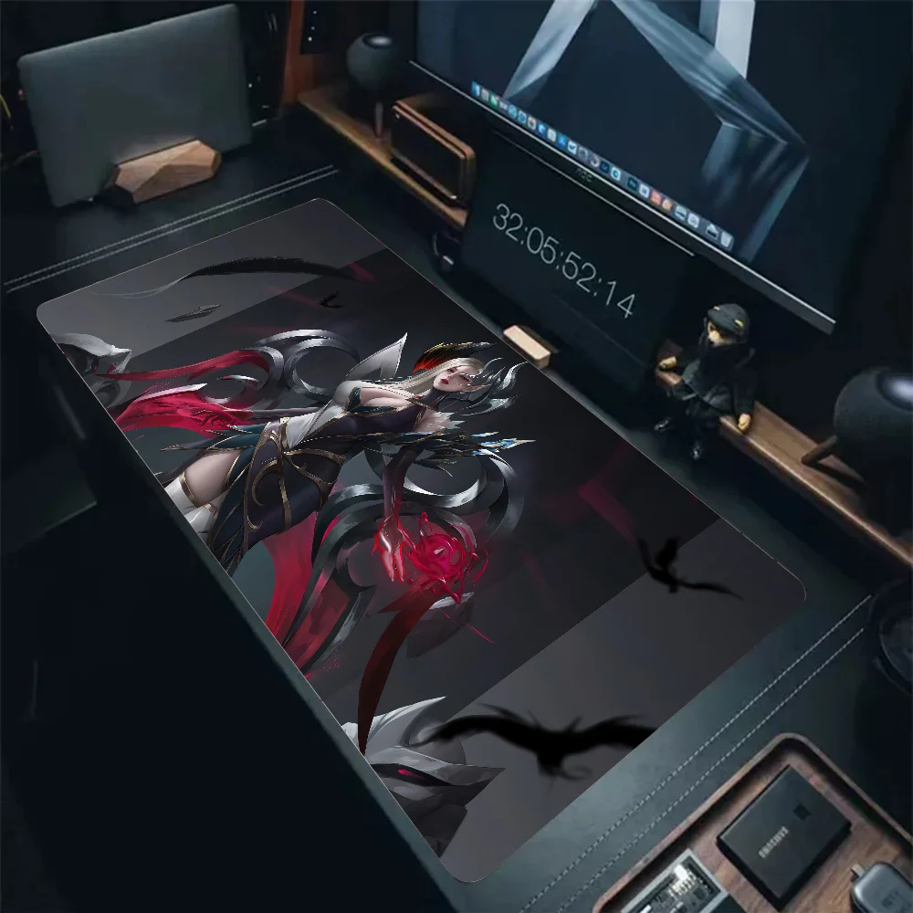 Morgana League of Legends Mousepad Mouse Mat Desk Mat With Pad gaming accessories Prime Gaming XXL Keyboard Pad