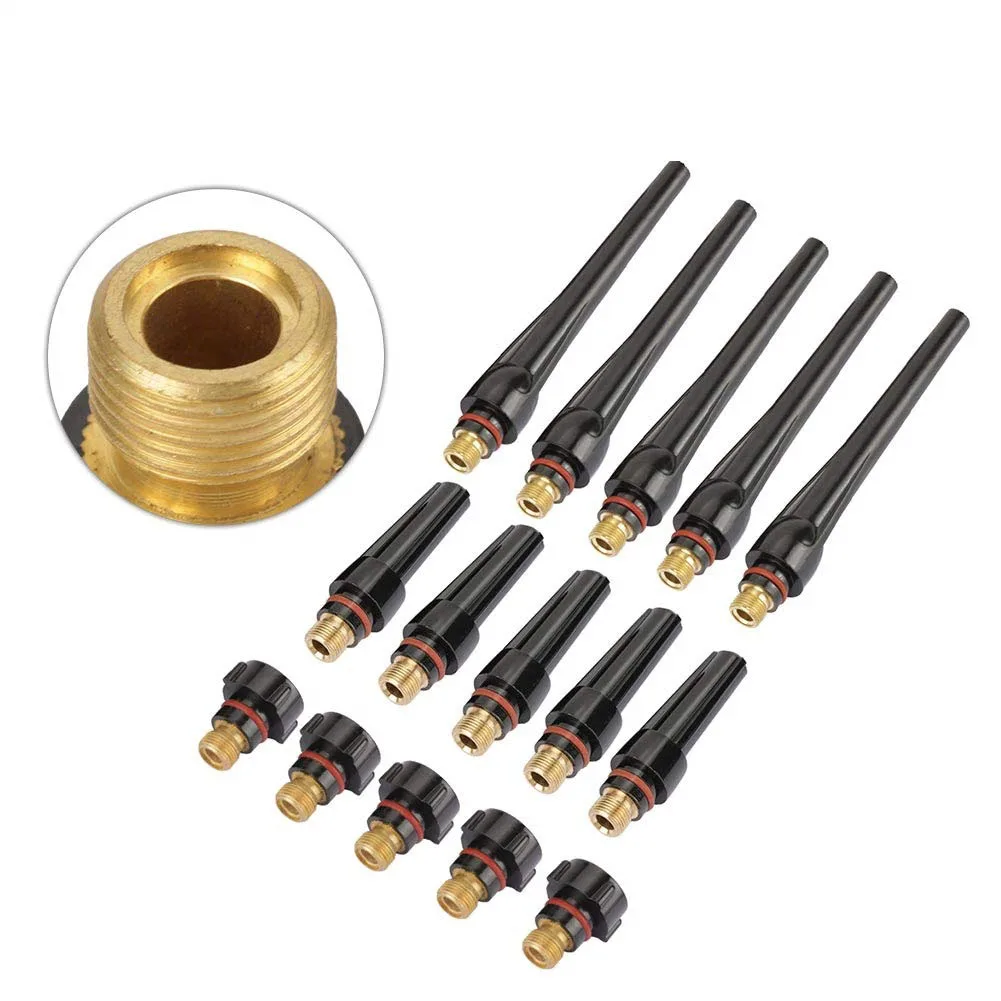 Comprehensive For TIG Welder Accessory Pack Featuring 15PCS Back Suitable for Use with WP Series Welding Torches